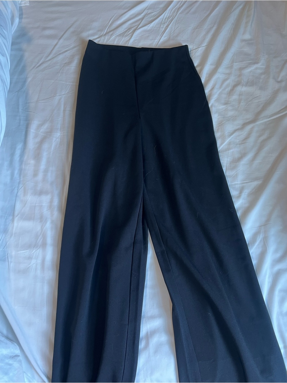 H&M Black Wide-Leg Women's Pants